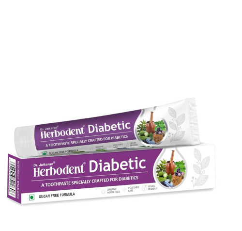 Зубная паста Хербодент Диабетик (Herbodent Diabetic) 100 гр., Dr. Jaikaran